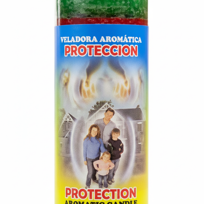 Protection Aromatic Jar Candle, detail view