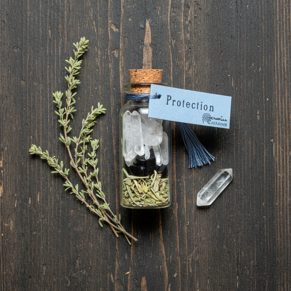 Protection Pocket Spellbottle, 2 Inches, alternate view