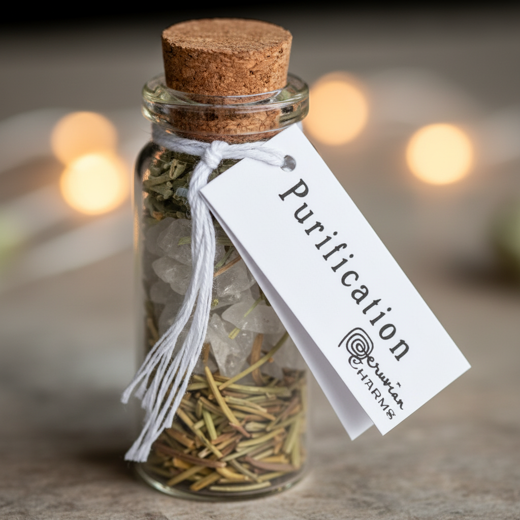 Purification Pocket Spellbottle, detail view