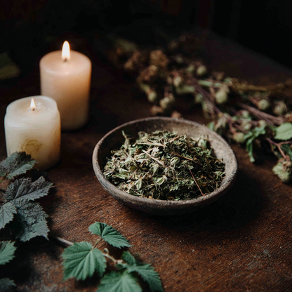 Raspberry Leaf, Dried & Cut, 1 oz.