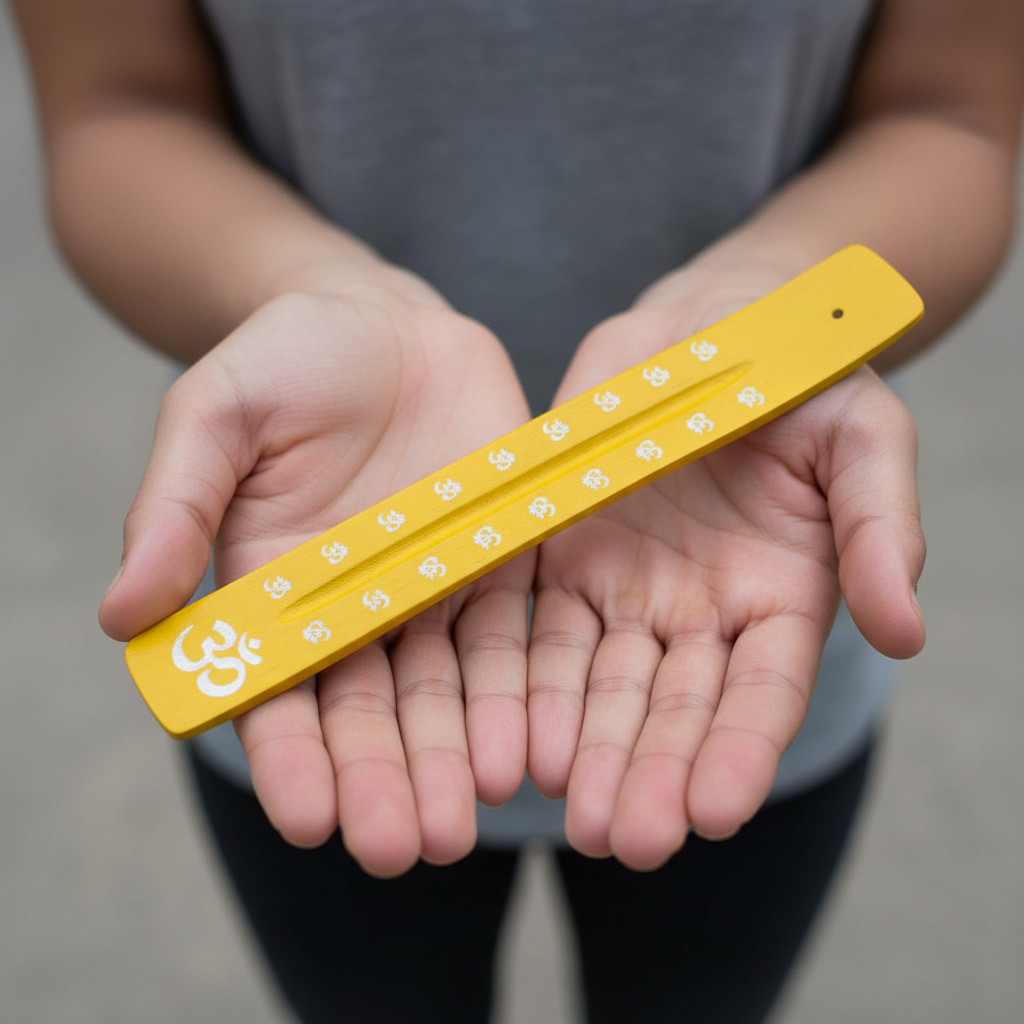 Scene 6 – Yellow ash catcher, held in hands