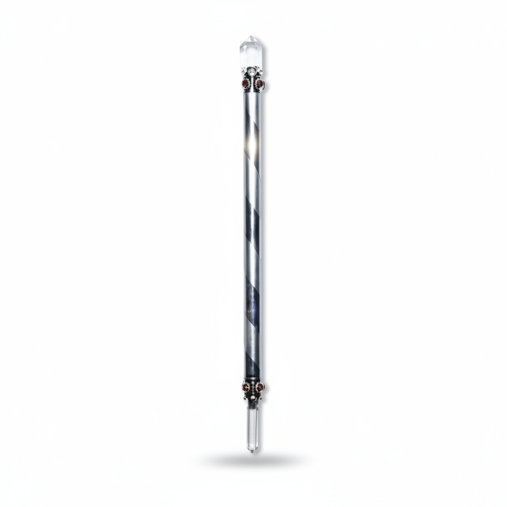 Silver-Plated Healing Wand, 8 Inches