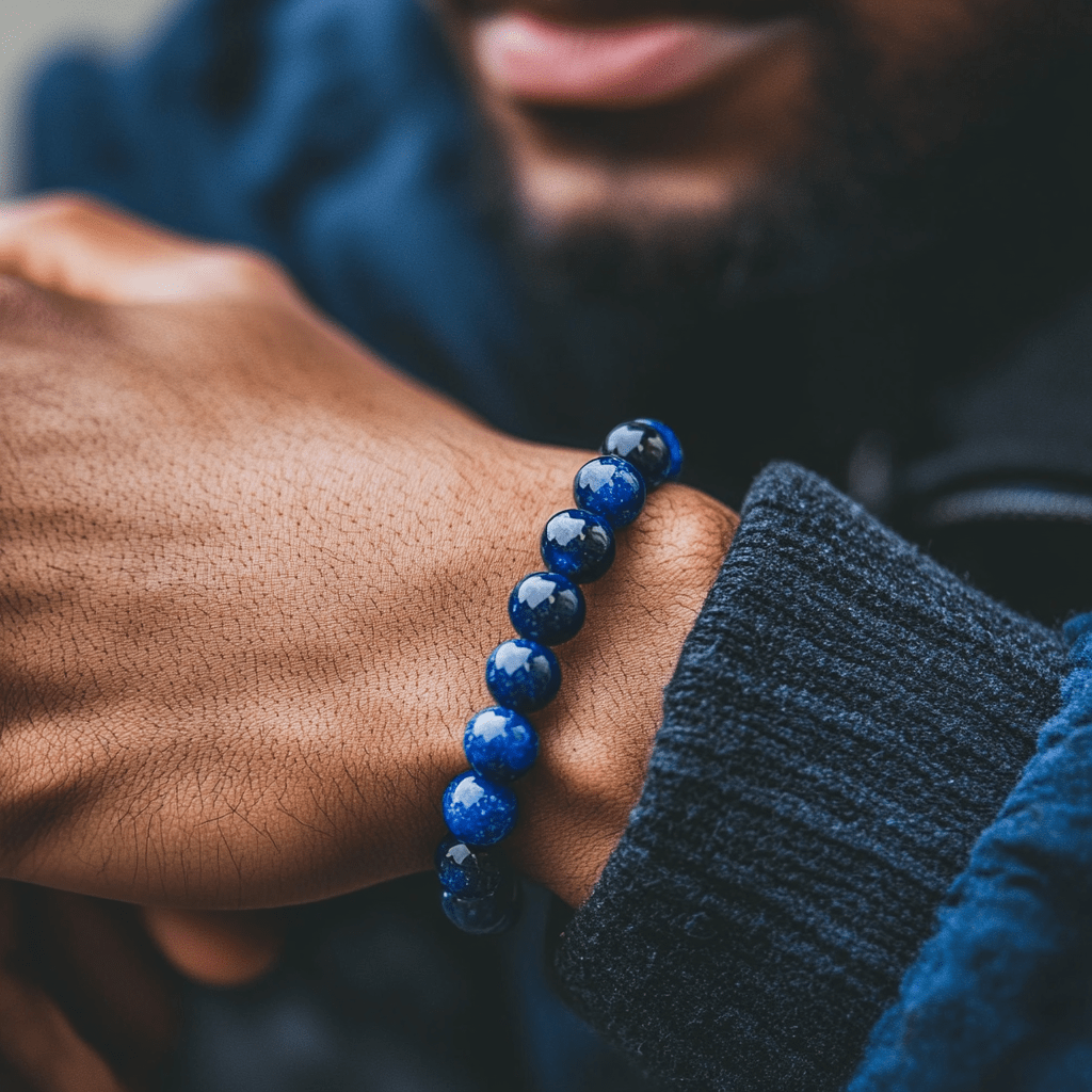 Adjustable Beaded Sodalite Bracelet