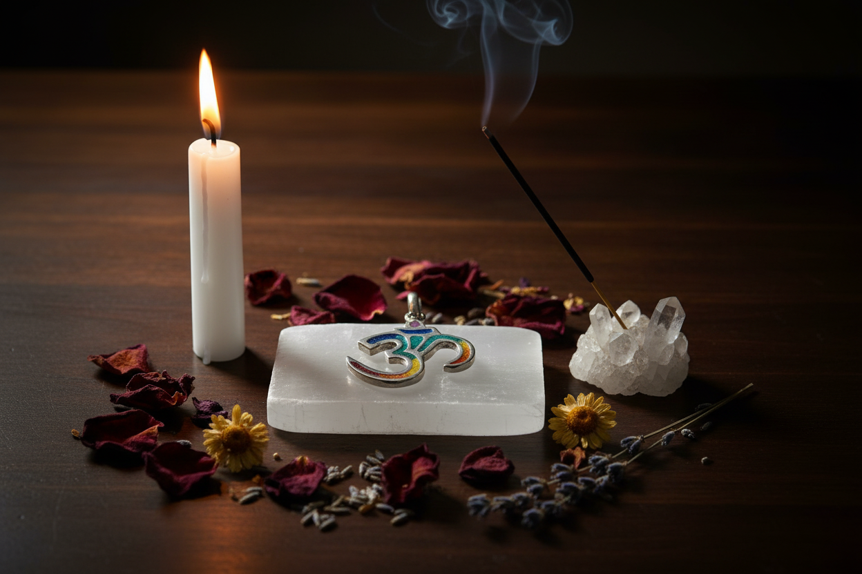 Styled Context — Om Symbol Pendant