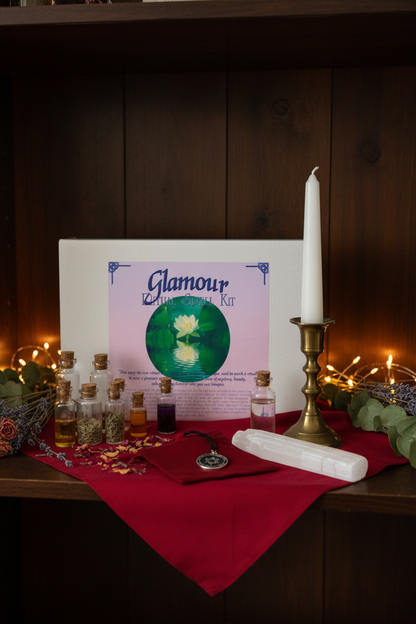 Glamour Boxed ritual kit, detail view