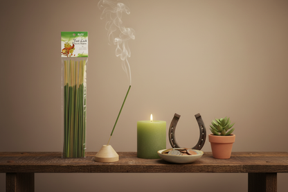Fast Luck Incense Sticks, 20 Pack, detail view