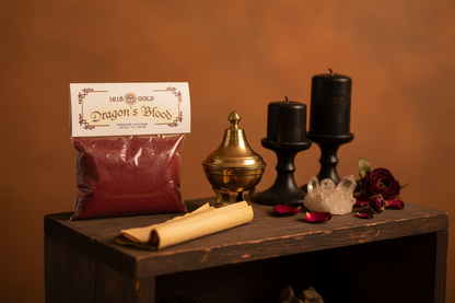 Dragon's Blood Powder Incense, 1 oz, detail view