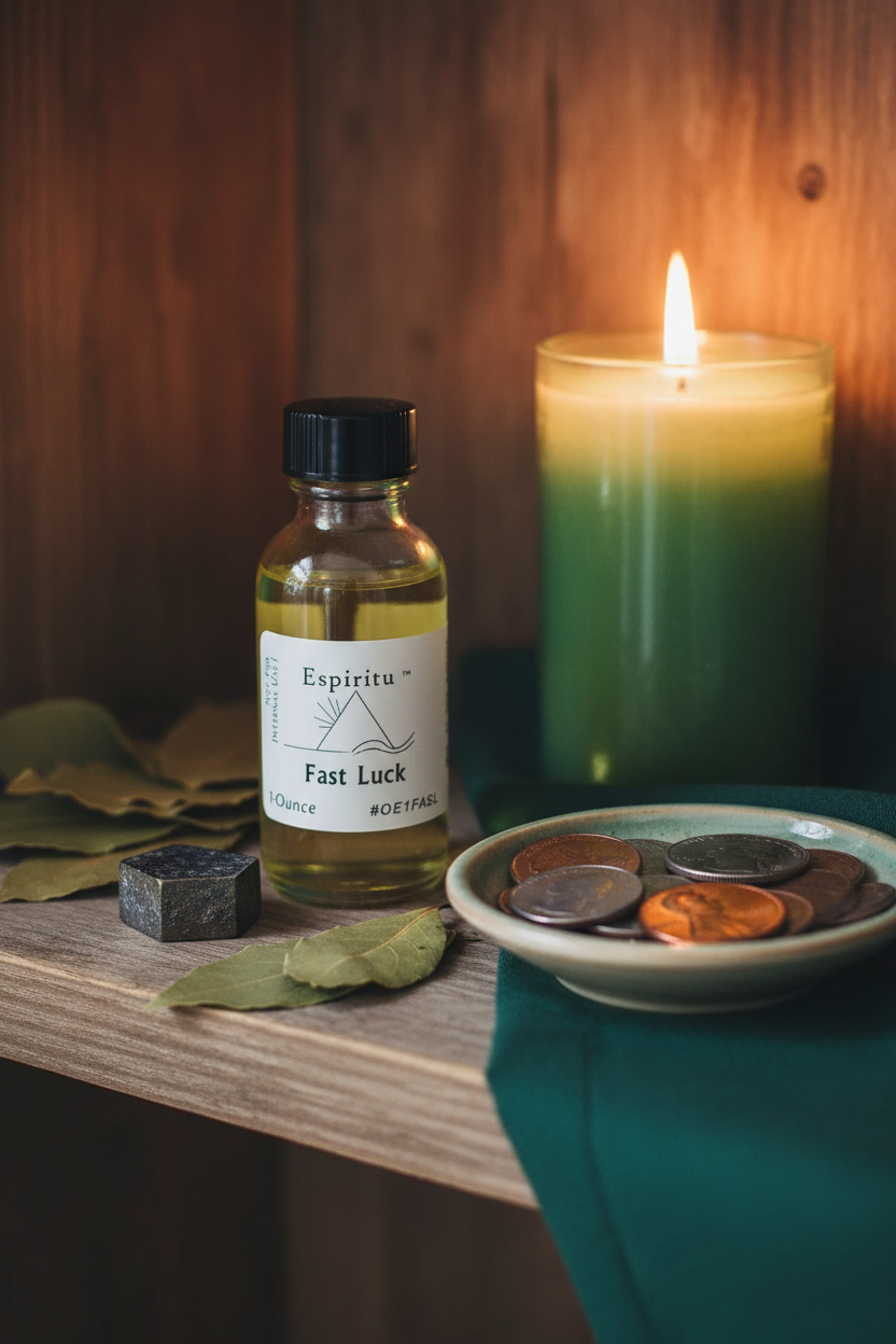 Fast Luck Oil by Espiritu, 1 oz, alternate view