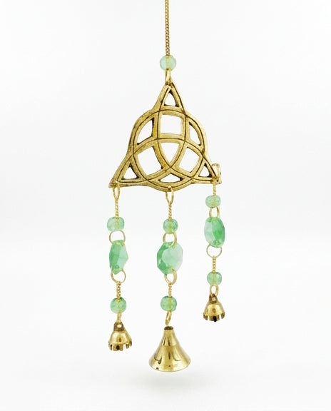 Brass Triquetra Wind Chime 11 Inch