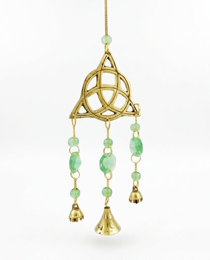 Brass Triquetra Wind Chime 11 Inch