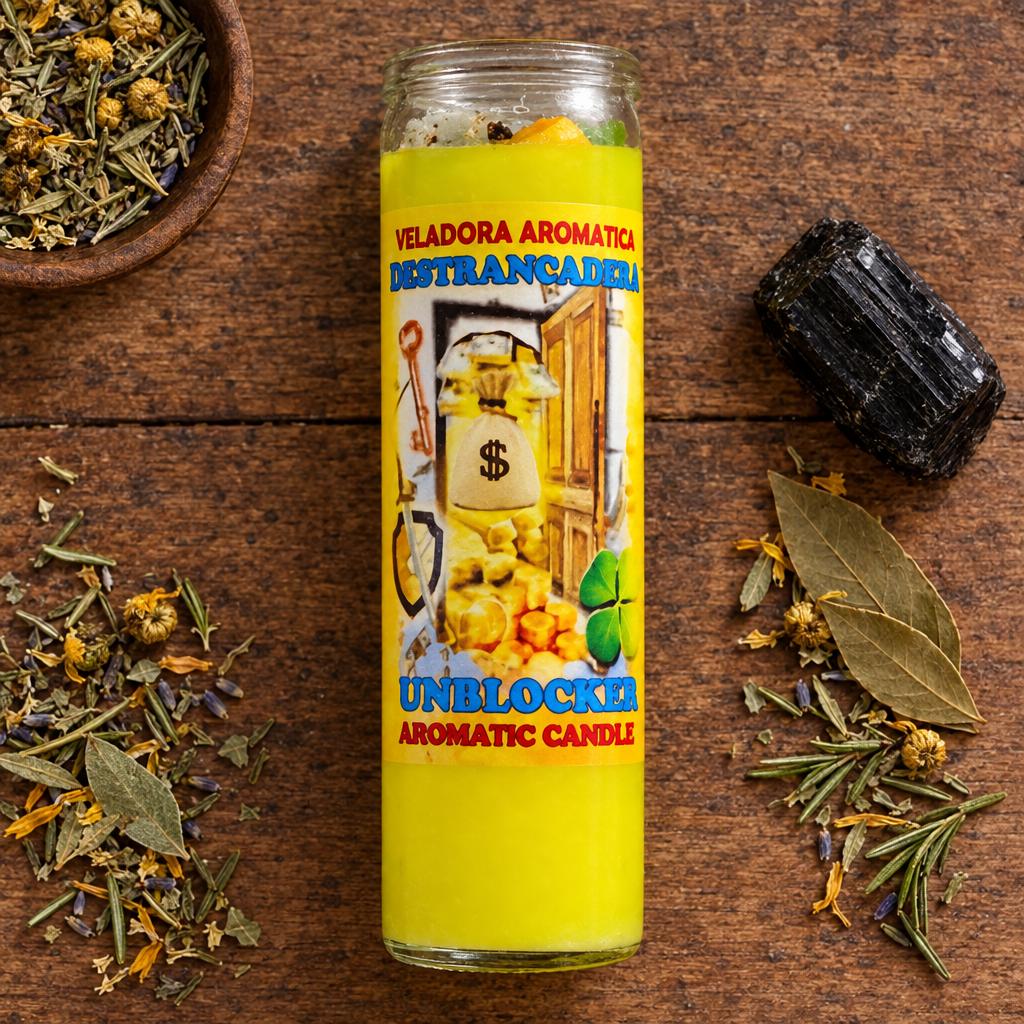 Unblocker (Destrancadera) Aromatic Jar Candle, alternate view