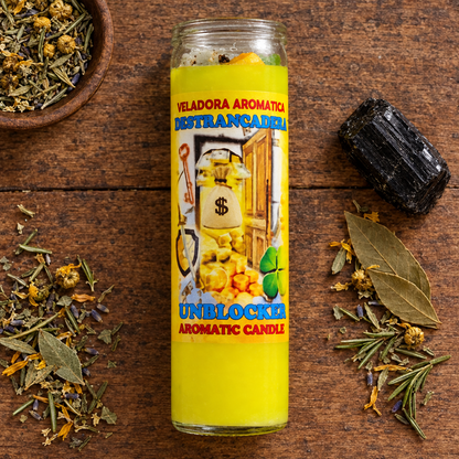 Unblocker (Destrancadera) Aromatic Jar Candle, alternate view