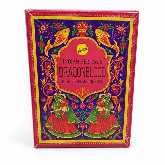 White-background incense box draft