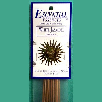 White Jasmine Incense Sticks For Inspiration, 16 pack